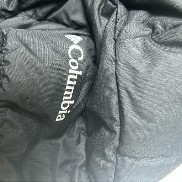 COLUMBIA GIRLS Black Puffer Jacket with Faux Fur Trim - Picture 5 of 7